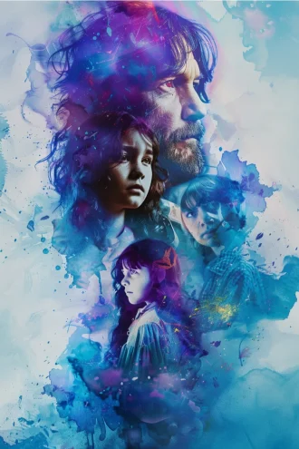 azzeddine128_familly_movie_poster_colors_blue_white_and_purple_c38bb1fb-d59b-43c2-a944-3d3ef5a5b0e1
